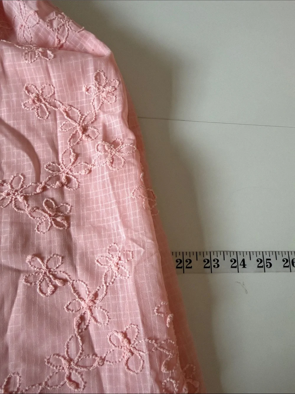 NWT NOBO Babydoll Princess Coquette Pink Lace-Embroidered Chemise Dress Size LG